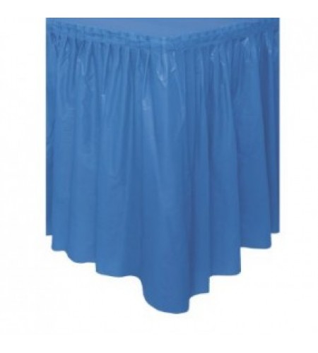 Saia de Mesa Azul Médio